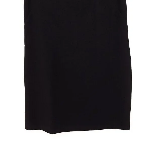 Banana Republic Metallic Lace Tee Dress Black Size Petite 4 Black Mini Sheath - Picture 8 of 12